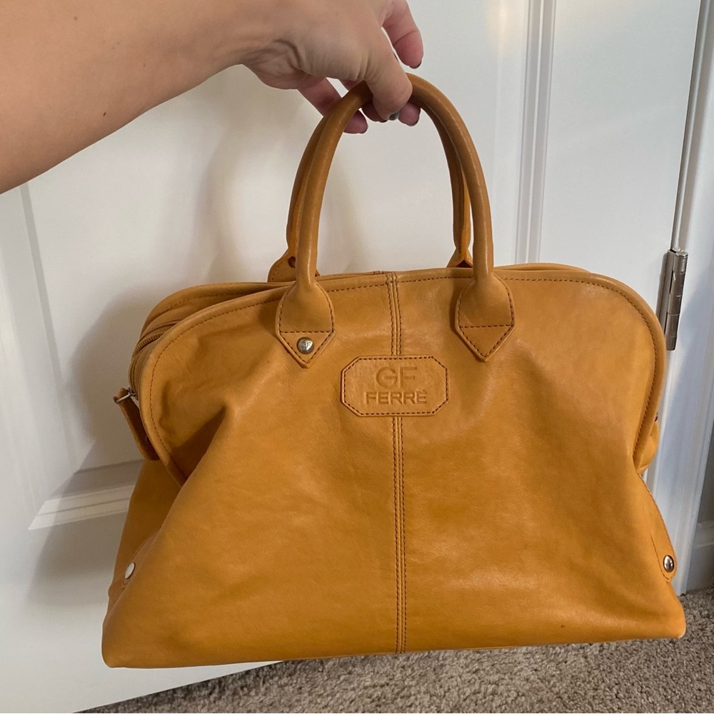 Mustard Gianfranco Ferre medium bag